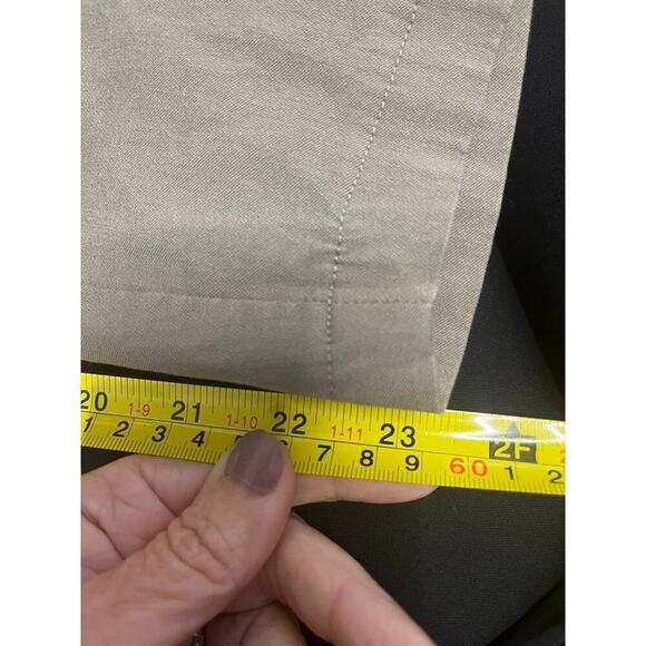 SOHO Apparel Tan Stretch Pants 1X Pull-On Belted Casual Trousers - Picture 6 of 9